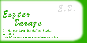 eszter darazs business card